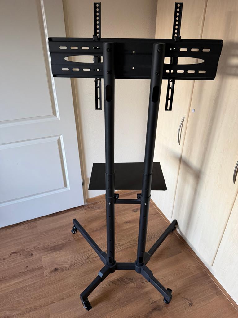 Bontec mobiele tv standaard op wielen, Audio, Tv en Foto, Televisiebeugels, Ophalen, Zo goed als nieuw