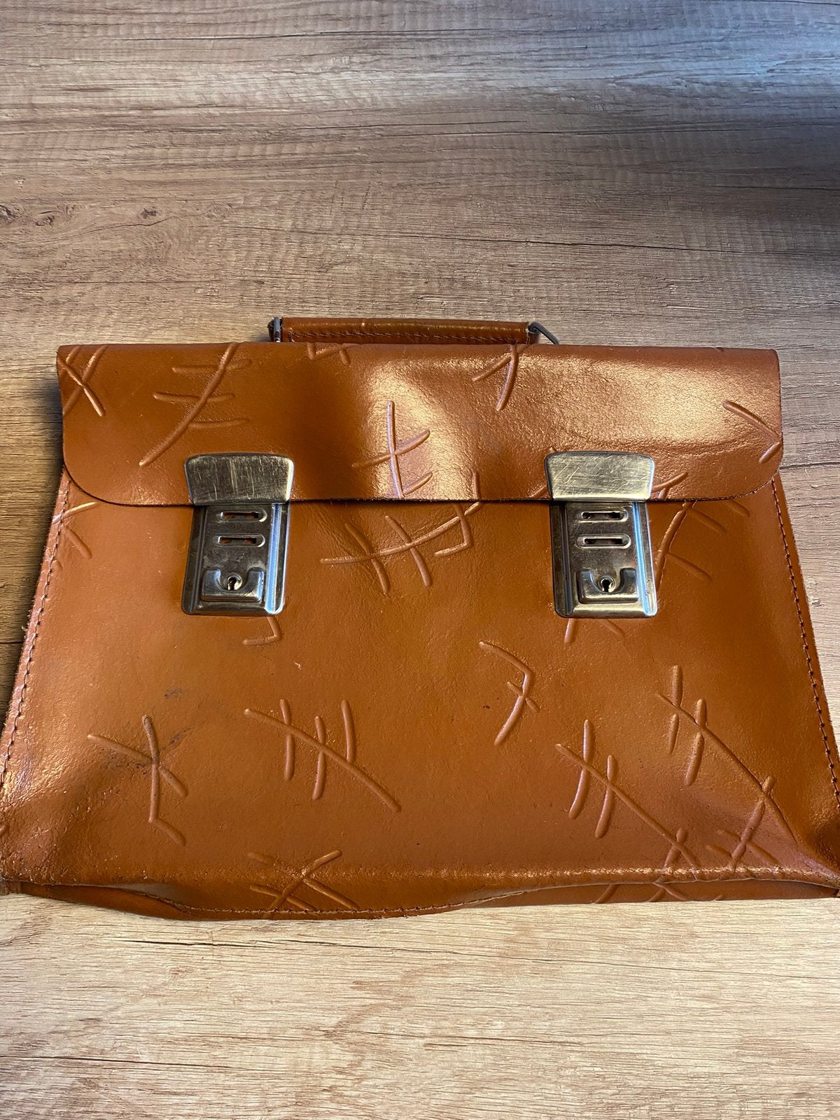 Akte tas, Sieraden, Tassen en Uiterlijk, Gebruikt, Bruin, Aktetas of Boekentas, Ophalen of Verzenden