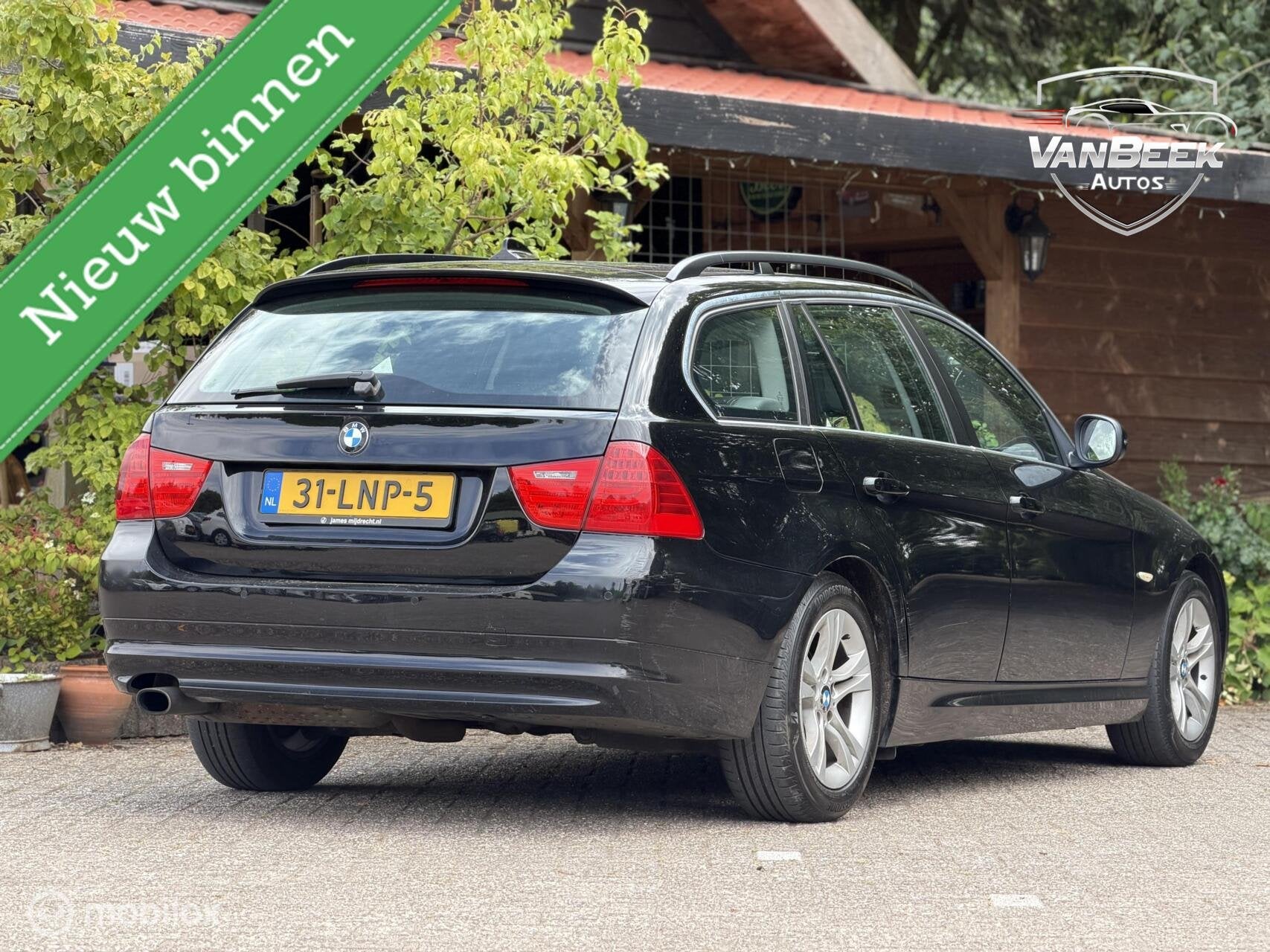 BMW 3-serie Touring 318i M-Pakket, Auto's, BMW, Euro 5, Achterwielaandrijving, Zwart, Origineel Nederlands