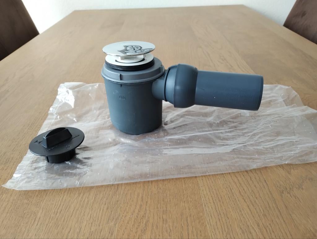 Schulte sifon met afvoerplug voor douche, Doe-het-zelf en Verbouw, Ophalen of Verzenden, Nieuw, Douche