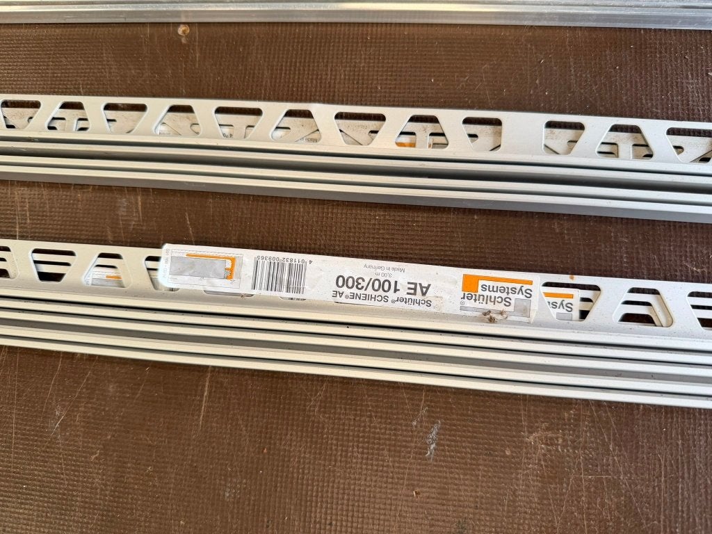 Tegelprofielen Schutter,partij, 8/10/15 mm.aluminium, Ophalen, Overige typen, Nieuw, Minder dan 20 cm