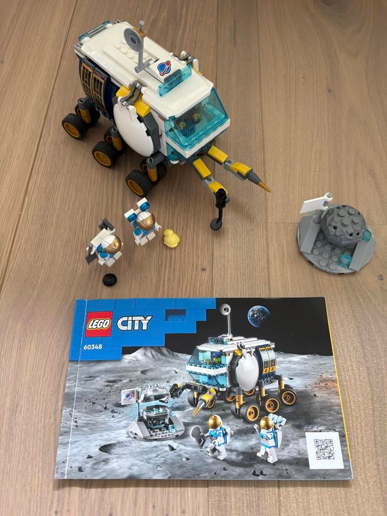 Lego City Maanwagen (60348), Lego, Ophalen of Verzenden, Compleet, Complete set