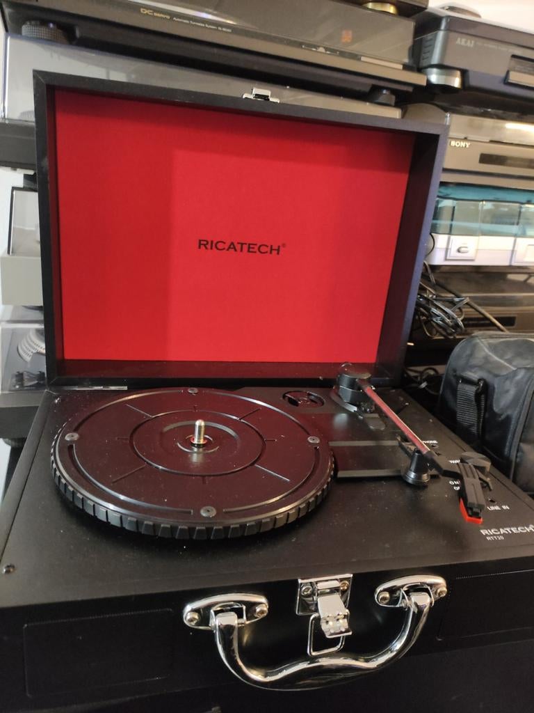 Ricatech RTT35 Platenspeler - Draagbaar en Stijlvol, Overige merken, Info@ricatech.nl, Ophalen of Verzenden, Platenspeler