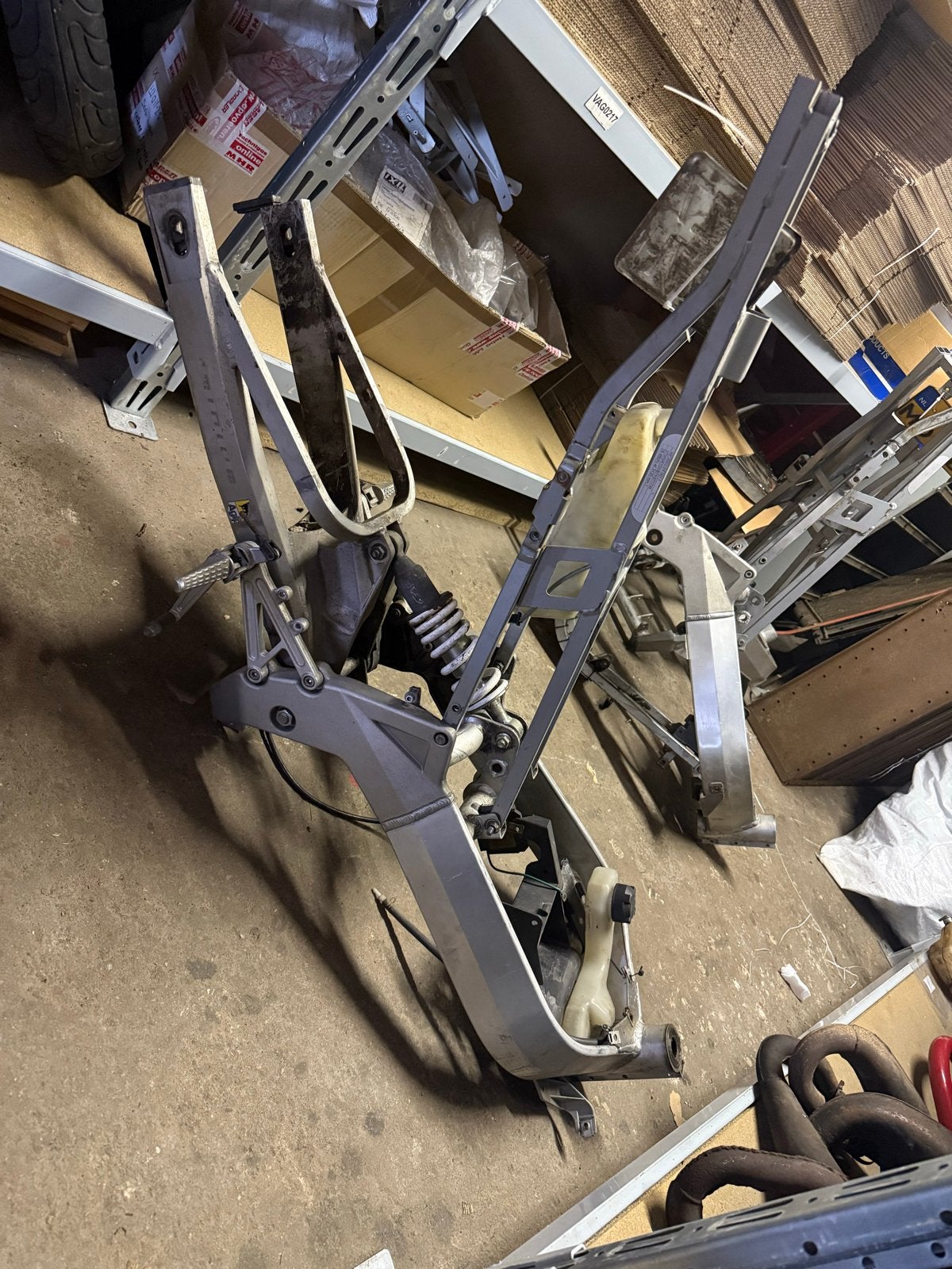 Derbi GPR Frame met kenteken - Projectbasis, Frame, Gebruikt, Derbi, Derbi
