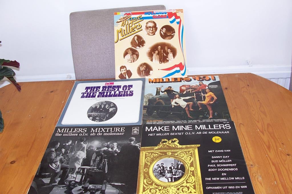 the millers 5 lp's, 1960 tot 1980, Gebruikt, Ophalen of Verzenden, 12 inch