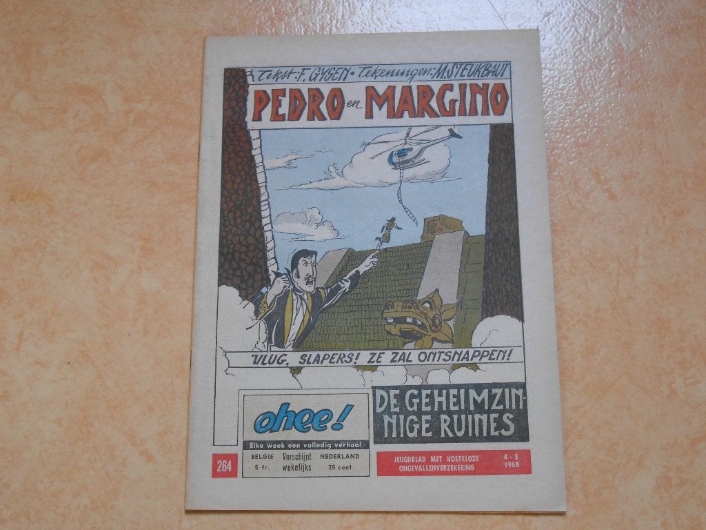 Ohee 264 De geheimzinnige ruïnes 1968., Eén stripboek, Ophalen of Verzenden, Nieuw