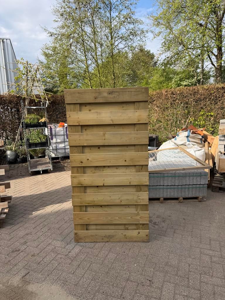 Tuinscherm 180x90, Gebruikt, Minder dan 100 cm, Ophalen of Verzenden, 150 tot 200 cm