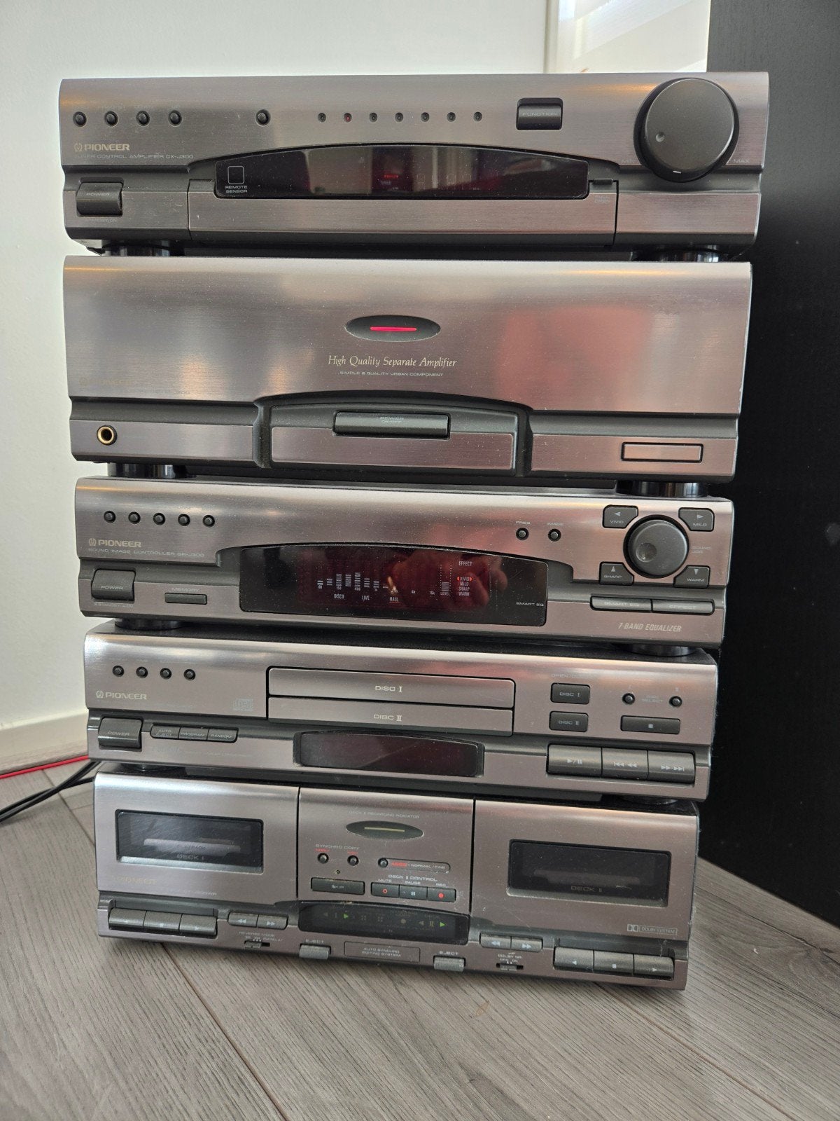 Pioneer Hifi Set Versterker, CD-speler, Cassettedeck, Tuner, Audio, Tv en Foto, Ophalen, Gebruikt, Losse componenten, Cassettedeck