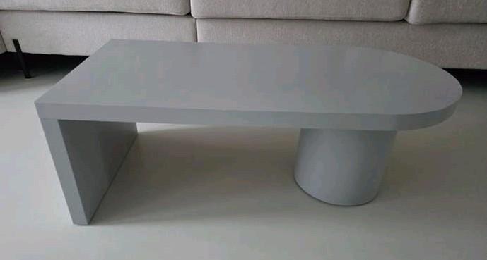 Salontafel Livia grijs - 95x47x35 cm, Huis en Inrichting, Tafels | Salontafels, Ophalen, 50 tot 100 cm, 50 tot 100 cm, Minder dan 50 cm