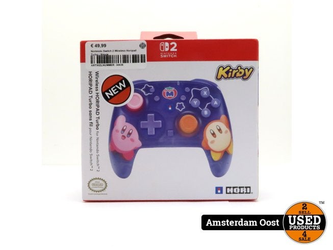 Nintendo Switch 2 Wireless Horipad Turbo | Nieuw, Nintendo, Nieuw, Support@nintendo.com, 11-1 Hokotate-cho, Kamitoba, Minami-ku
Kyoto 601-8501
Japan