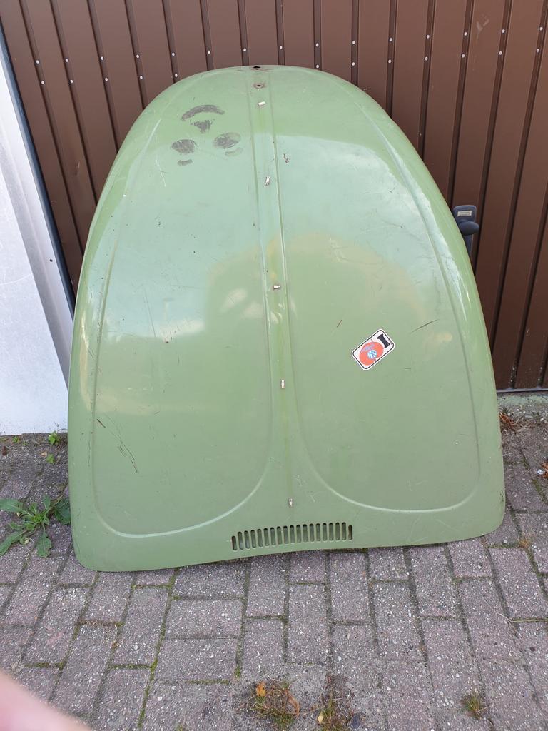 VW Kever kofferklep en Deur - Groen, Gebruikt, Ophalen, Gebruikt, Motorkap, Volkswagen