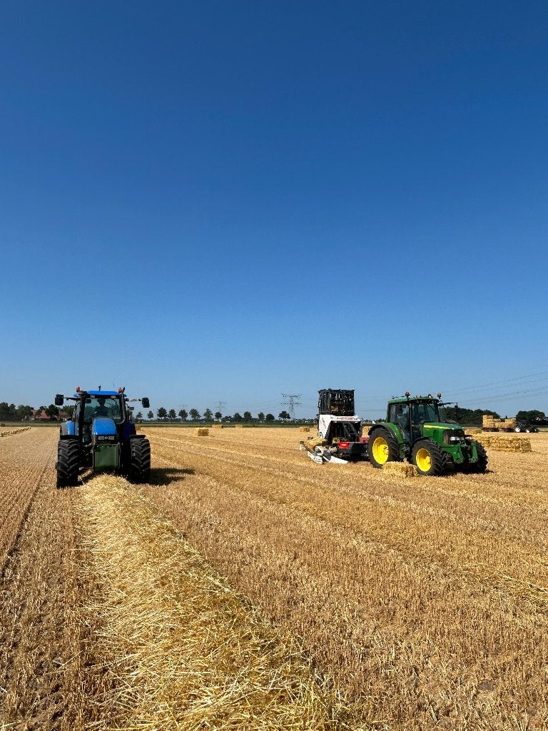 Gerste stro balen - fourage - stro - ruwvoer, Dieren en Toebehoren, Dierenvoeding, Ophalen, Vee