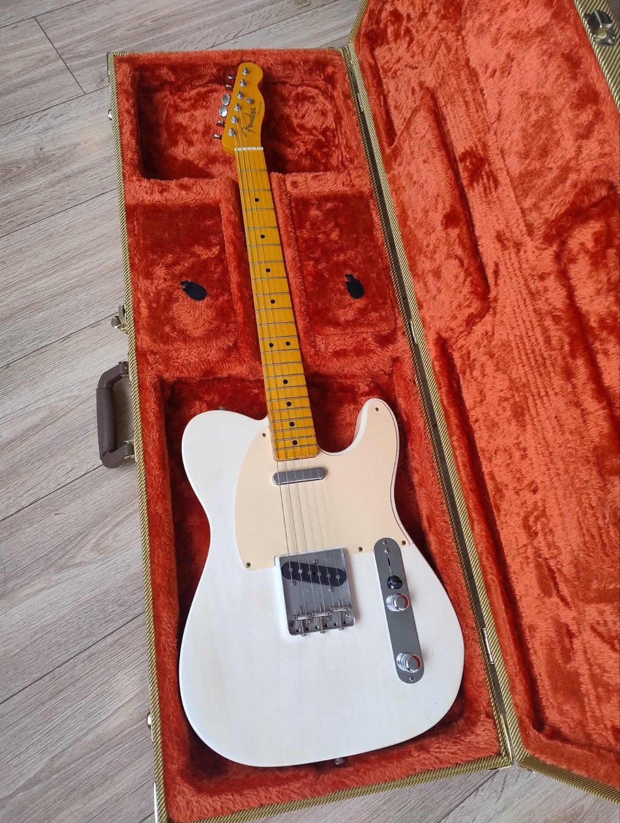 Fender Classic 50's Telecaster met koffer, Muziek en Instrumenten, Snaarinstrumenten | Gitaren | Elektrisch, Ophalen of Verzenden