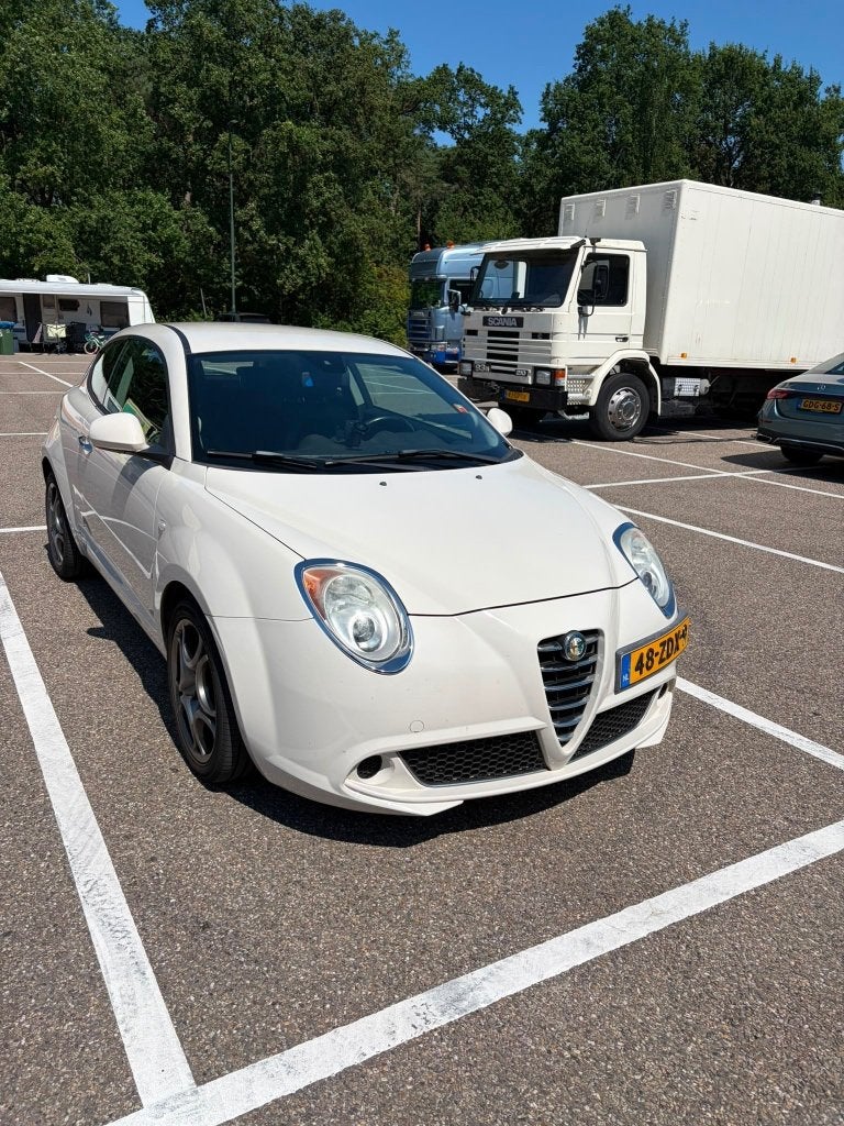Alfa Romeo MiTo 0.9 Turbo Twin AIR 63KW 2012 Wit, Auto's, Voorwielaandrijving, Euro 5, Zwart, Origineel Nederlands