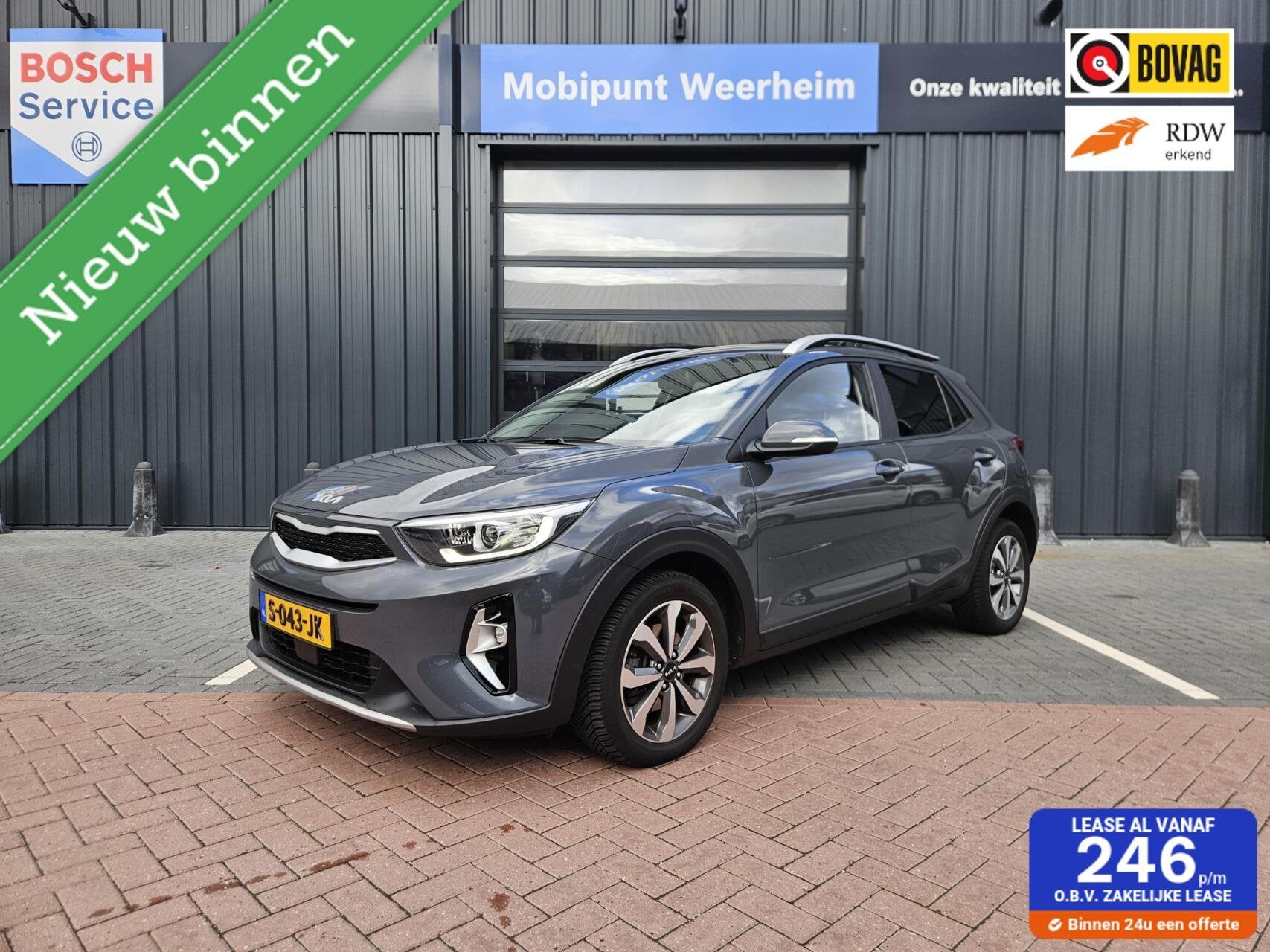 Kia Stonic 1.0 T-GDi MHEV DynamicLine AUTOMAAT | VEEL OPTIES, Gebruikt, Euro 6, Bedrijf, 19 km/l