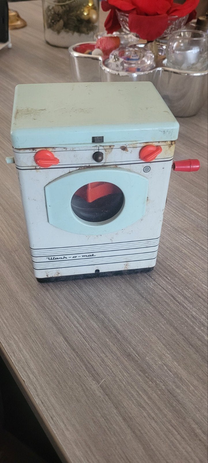 Speelgoed wasmachine, Ophalen