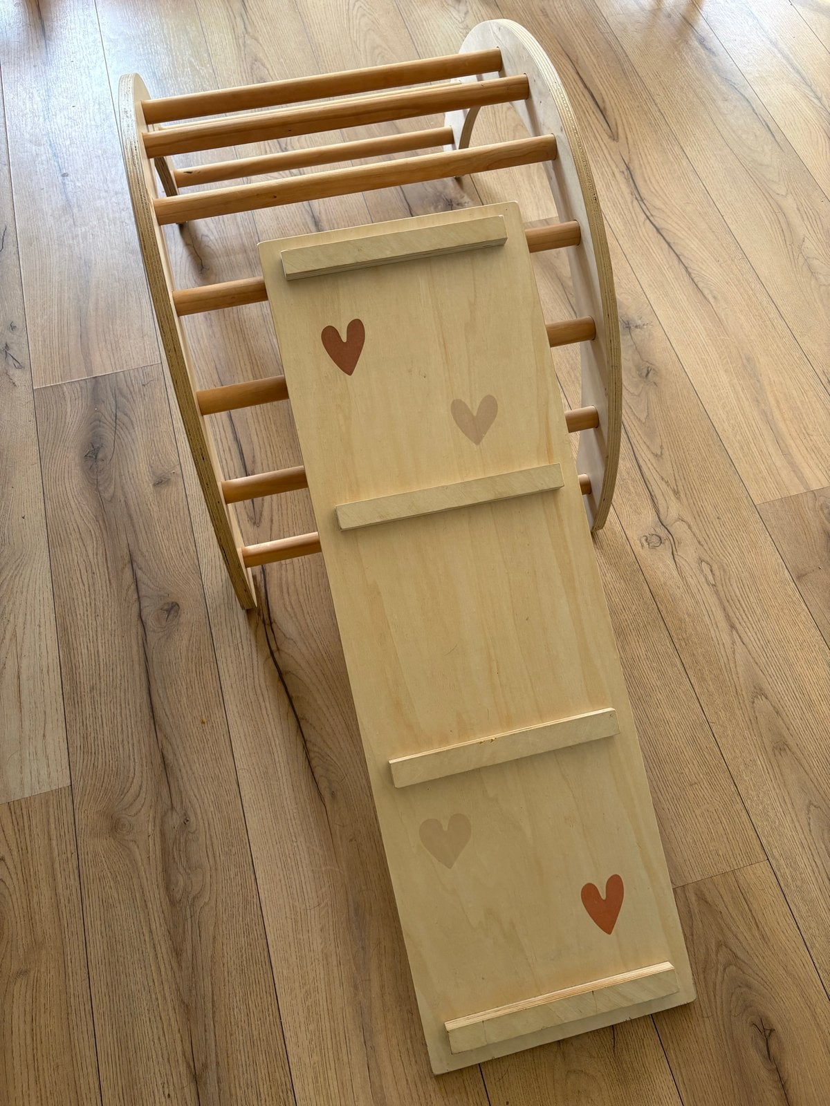Houten klimrek met glijbaan voor kinderen, Kinderen en Baby's, Speelgoed | Houten speelgoed, Ophalen, Gebruikt, Rij- of Hobbelspeelgoed
