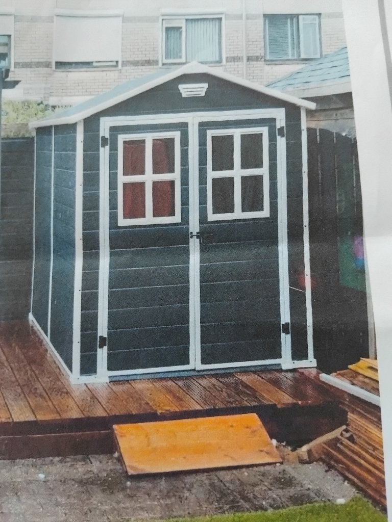 Tuinhuisje Keter Manor 68, Kunststof, Gebruikt, Tuinhuis, Minder dan 200 cm