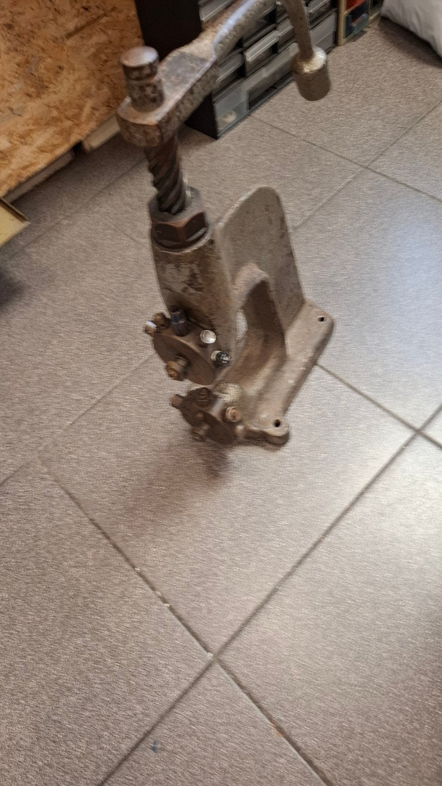 Oude Spindelpers Schoenmakerij - Vintage Gereedschap, Ophalen of Verzenden