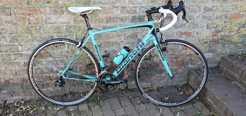 Bianchi Intenso Campagnolo Veloce 10SP Compact - 53cm, Fietsen en Brommers, Fietsen | Racefietsen, 28 inch, Carbon, Zo goed als nieuw