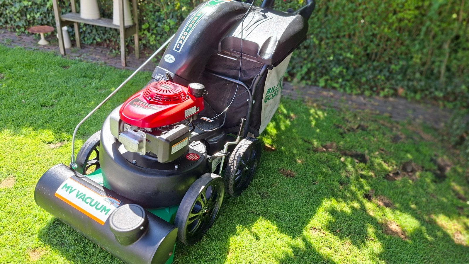 Billy Goat bladzuiger MV650SP HEU 2020., Ophalen, Benzine, Met opvangzak, Zo goed als nieuw
