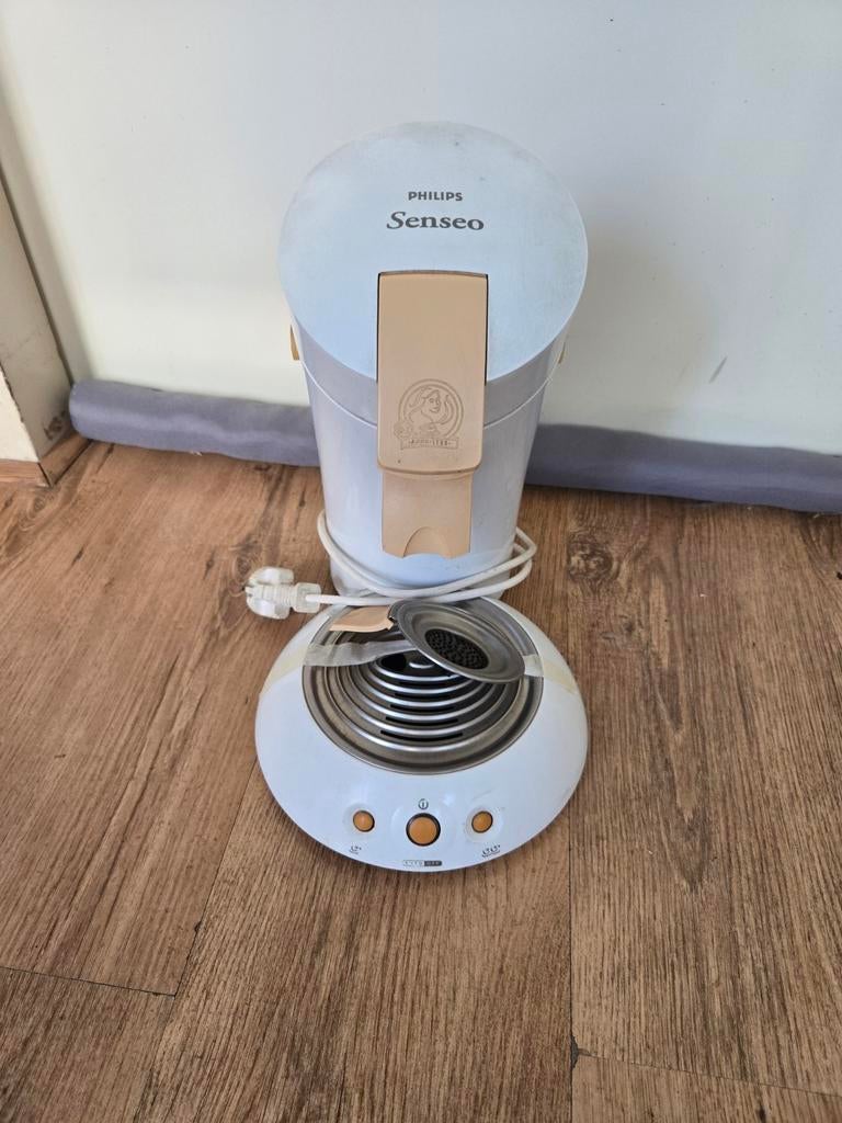 Mooie witte Philips Senseo koffiepadapparaat, Ophalen of Verzenden, Gebruikt, Koffiemachine, Koffiepads en cups