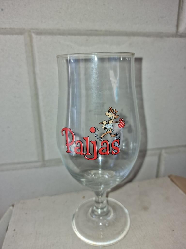 Bierglas Paljas - Uniek verzamelobject, Ophalen, Zo goed als nieuw, Bierglas