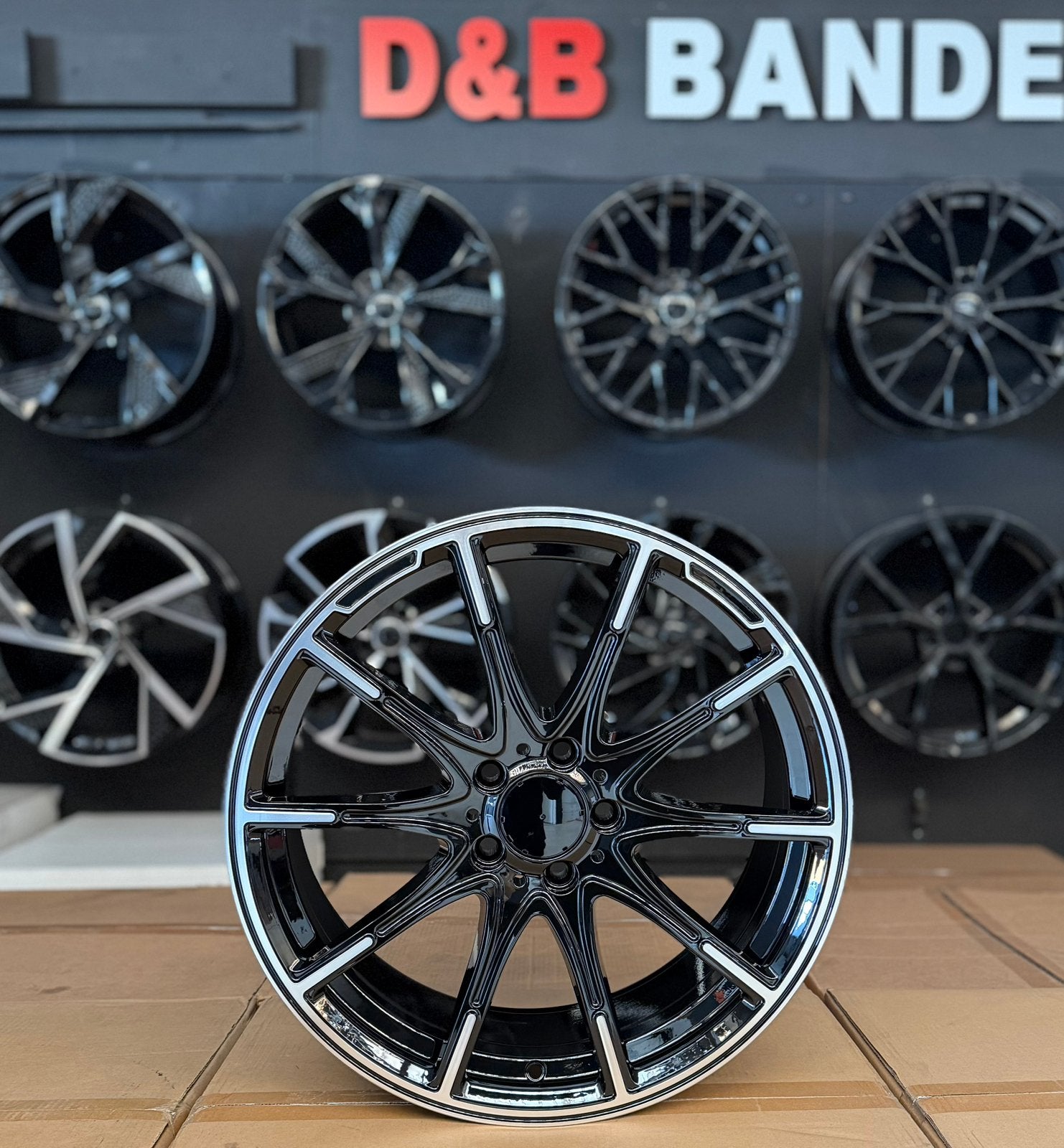 19 inch brabus look velgen 5x112 Mercedes a b c cla gla eqb, 19 inch, Velg(en), Nieuw, Ophalen of Verzenden