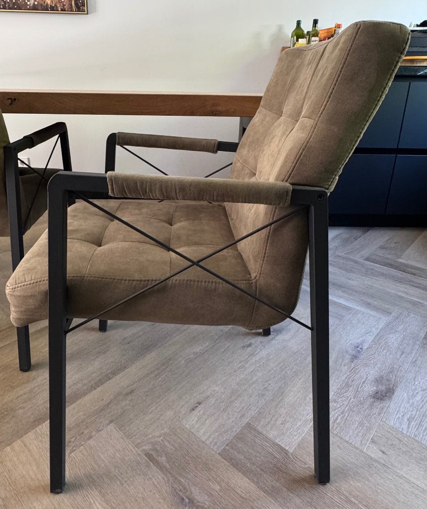 6 x eetkamerstoelen van Van Bommel, Ophalen, Gebruikt, Overige kleuren, Vijf, Zes of meer stoelen