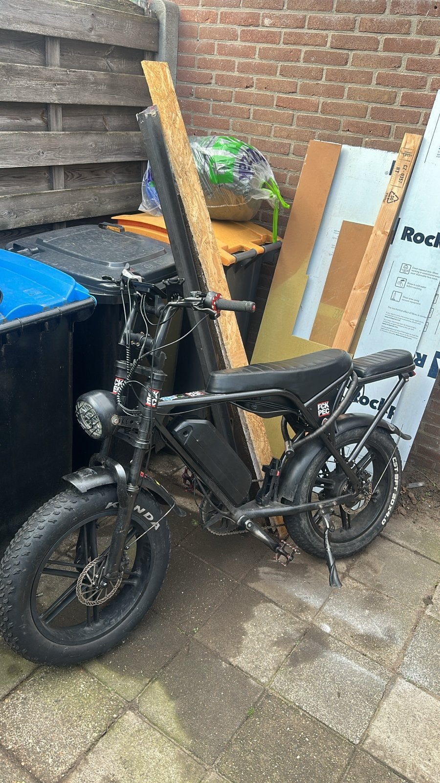 Ouxi V8 E-fatbike met Shimano remmen en dubbele accu, Ophalen of Verzenden, Zo goed als nieuw, 50 km per accu of meer, Overige merken