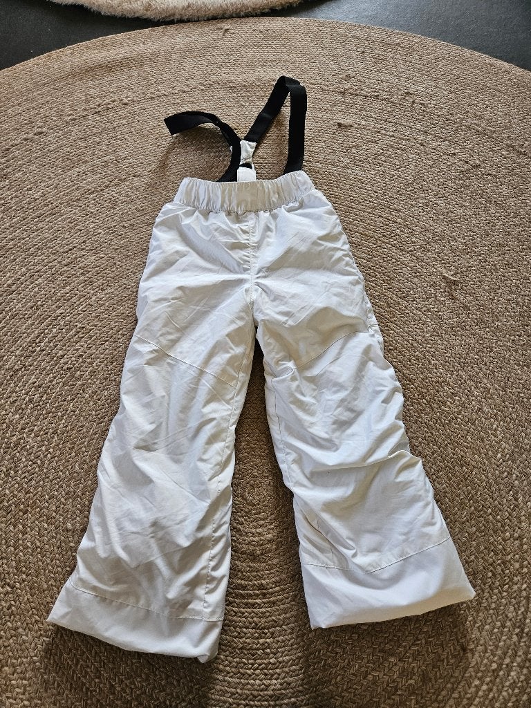 Witte skibroek van wedze van decathlon, maat 116, Broek, Jongen of Meisje, Decathlon, Ophalen of Verzenden