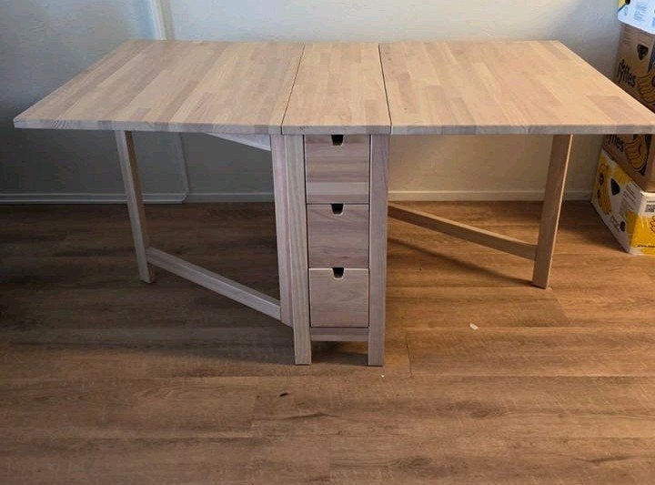 Nieuwstaat Ikea Norden uitklap tafel, Ophalen, Zo goed als nieuw