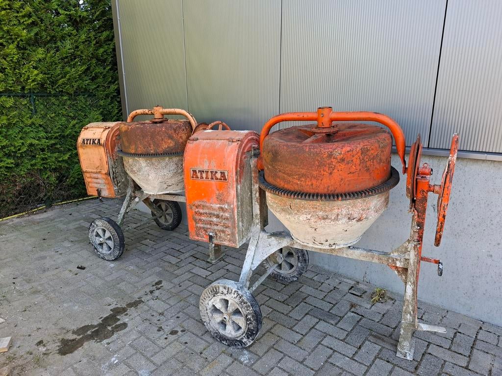 Atika beton/specie/mortel molen, Doe-het-zelf en Verbouw, Betonmolens, Ophalen, Gebruikt