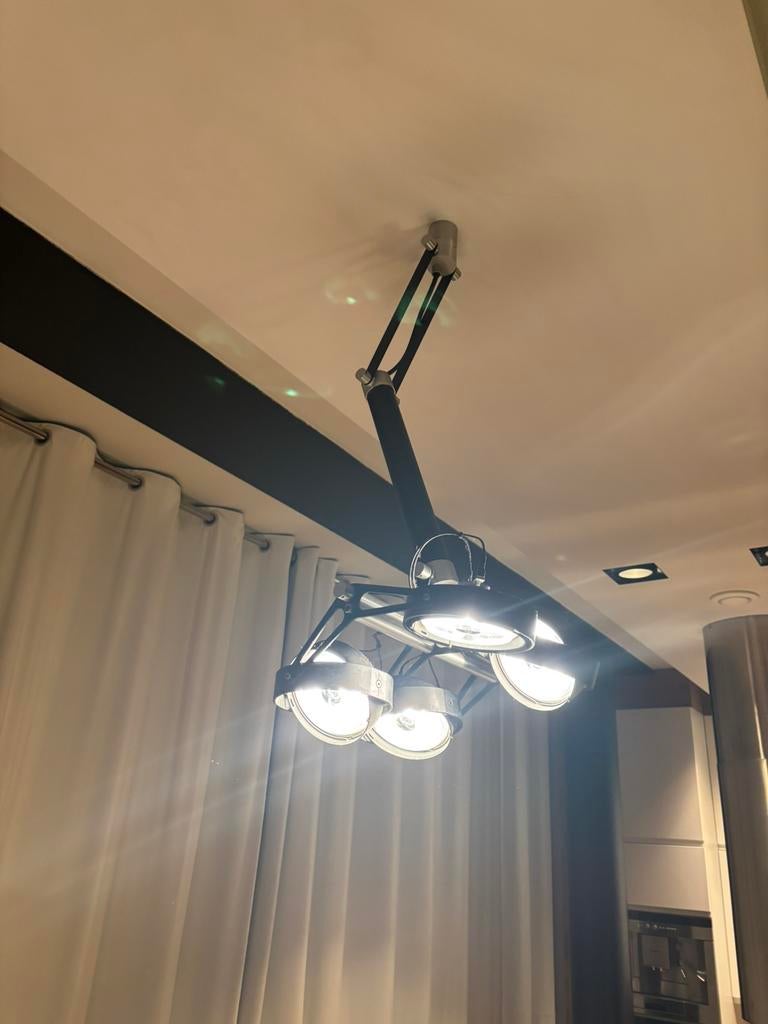 Nomad 4x LED AR111 Trailing Edge DI opbouwspot Modular, Ophalen, Modern, industrieel, Metaal of Aluminium, Zo goed als nieuw