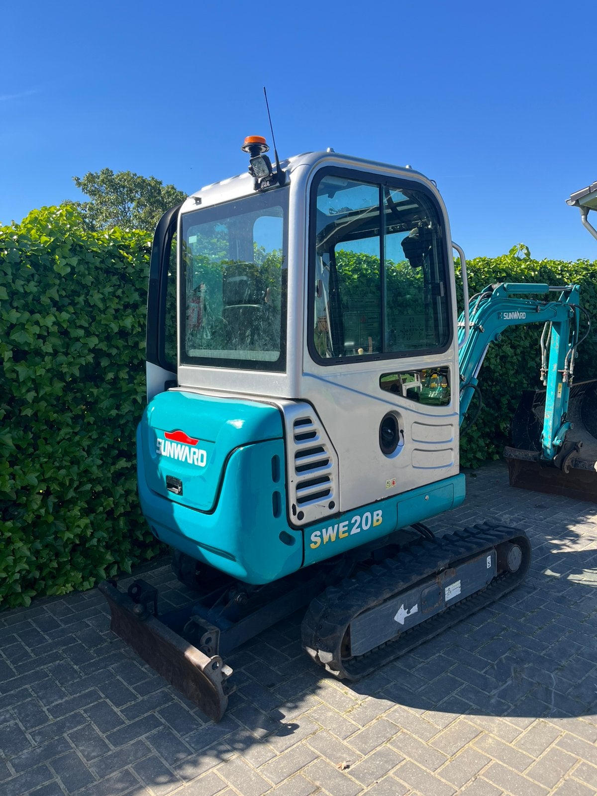 Sunward SWE20B 2t minigraver te koop 2018 2200 uur, Ophalen, Graafmachine