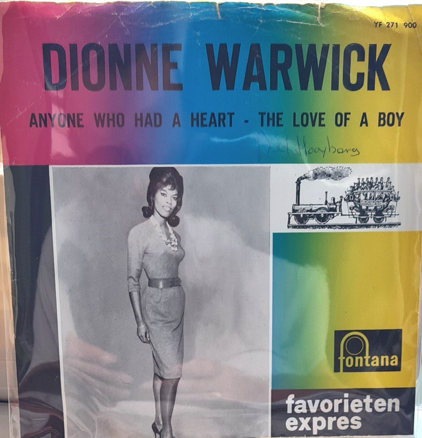 Dionne Warwick - Anyone Who Had A Heart - 7 inch vinyl, Ophalen of Verzenden