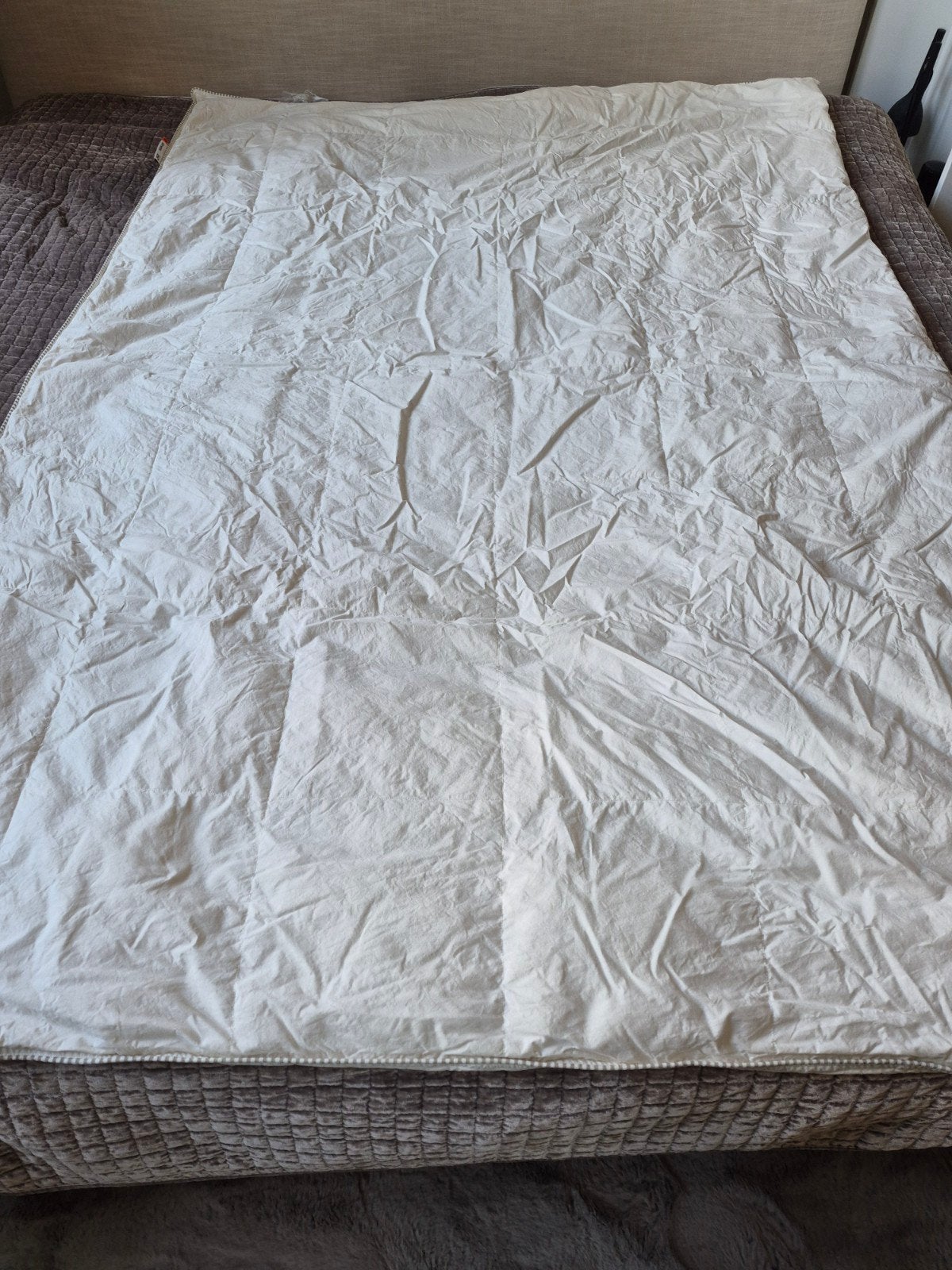 Ikea Sötvedel dekbed (zomer, eenpersoons), Eenpersoons, Wit, Dons en Veren, Ophalen of Verzenden