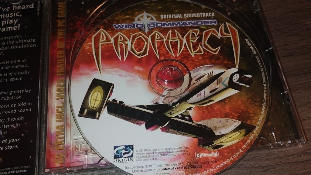 Wing Commander: Prophecy [Original Soundtrack], Ophalen of Verzenden, Gebruikt