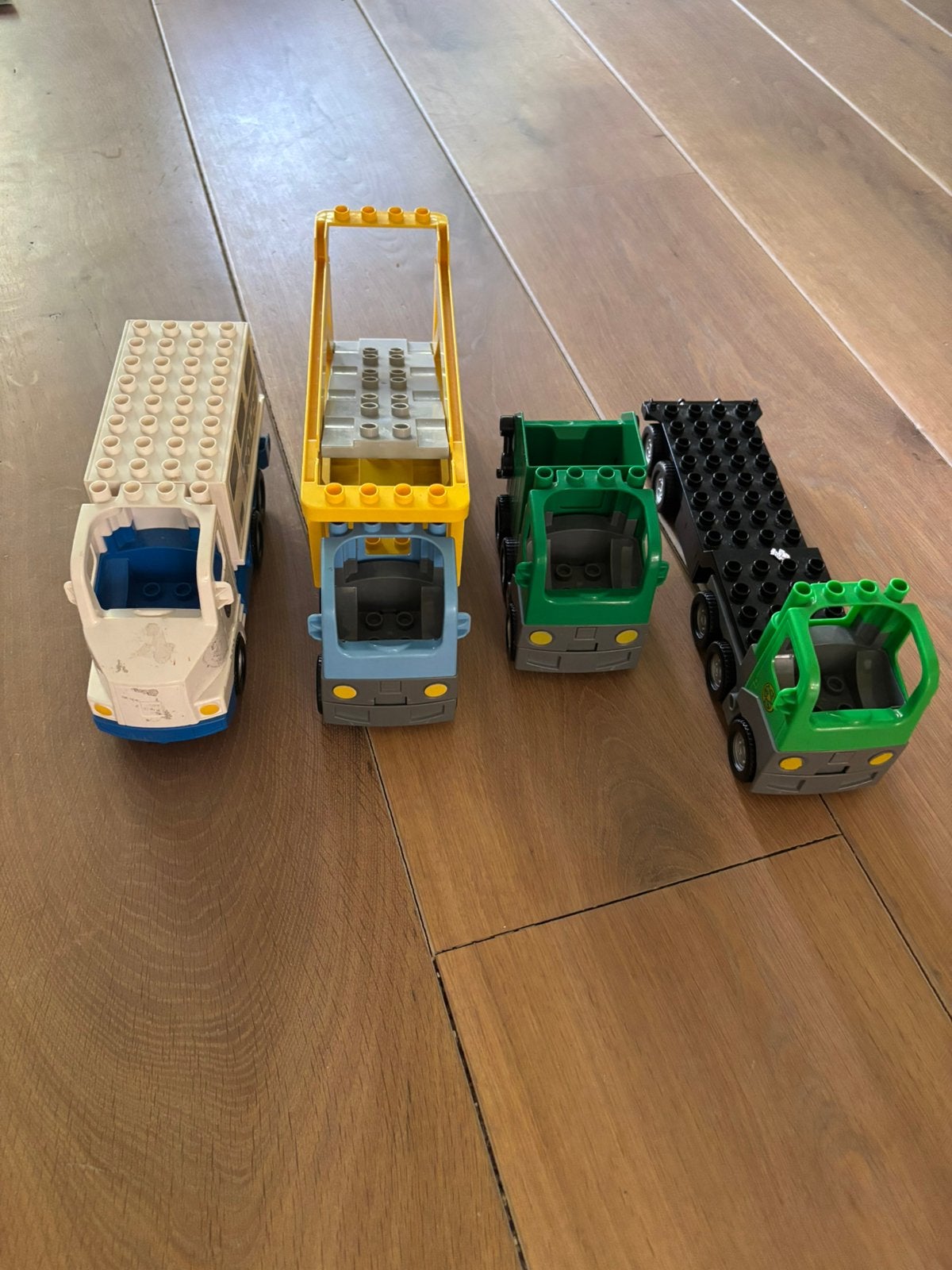 Duplo autotransporter, politie bus, vuilniswagen vrachtwagen, Ophalen of Verzenden, Zo goed als nieuw