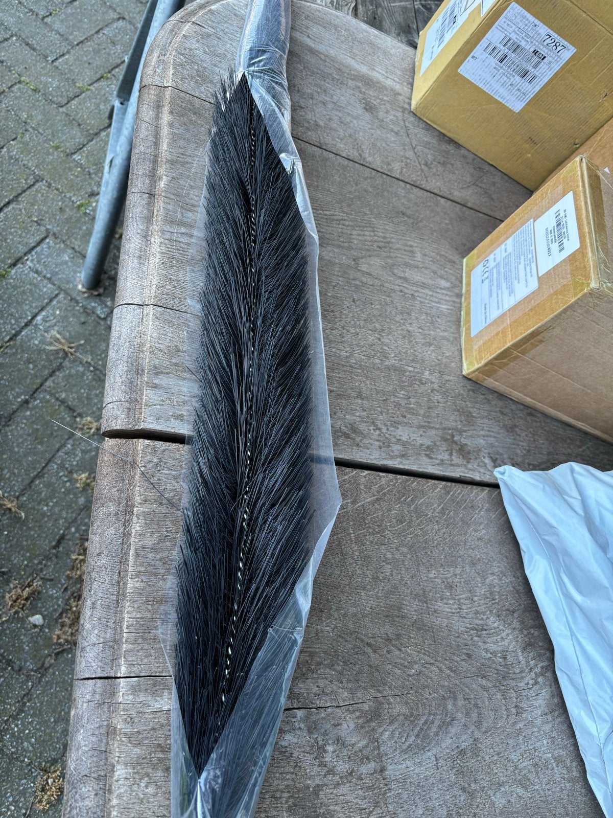Nieuwe veegborstel voor kachel, Ophalen of Verzenden, Nieuw