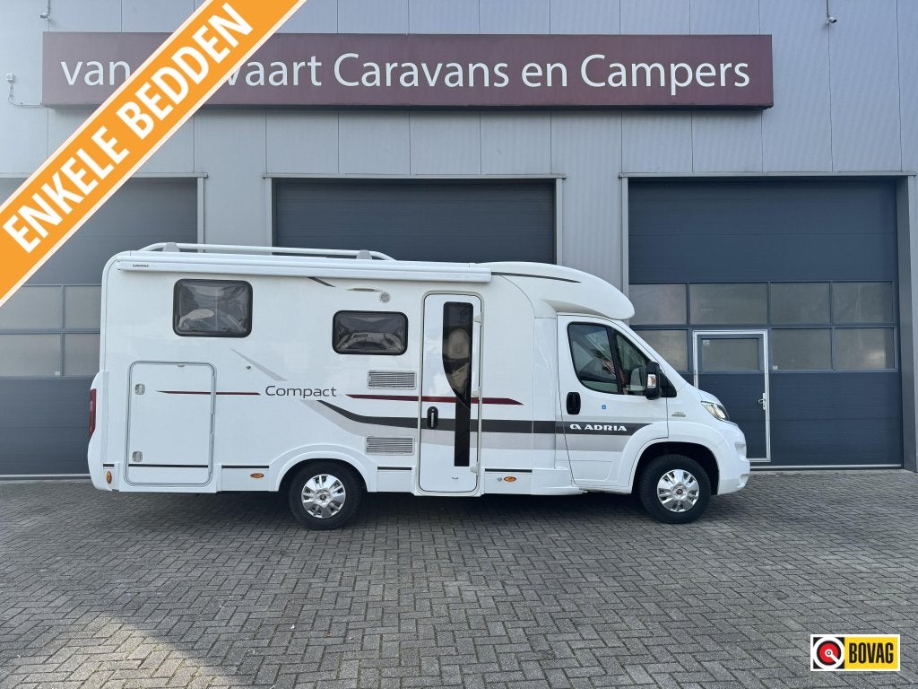 Adria Compact 600 SL Enkele Bedden Fiat basis, Fiat, 6 tot 7 meter, Bedrijf, Tot en met 3