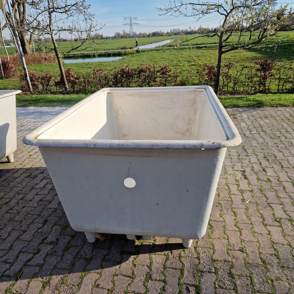 Grote polyester bakken (2 stuks) -, Tuin en Terras, Vijvers, Ophalen of Verzenden, Gebruikt