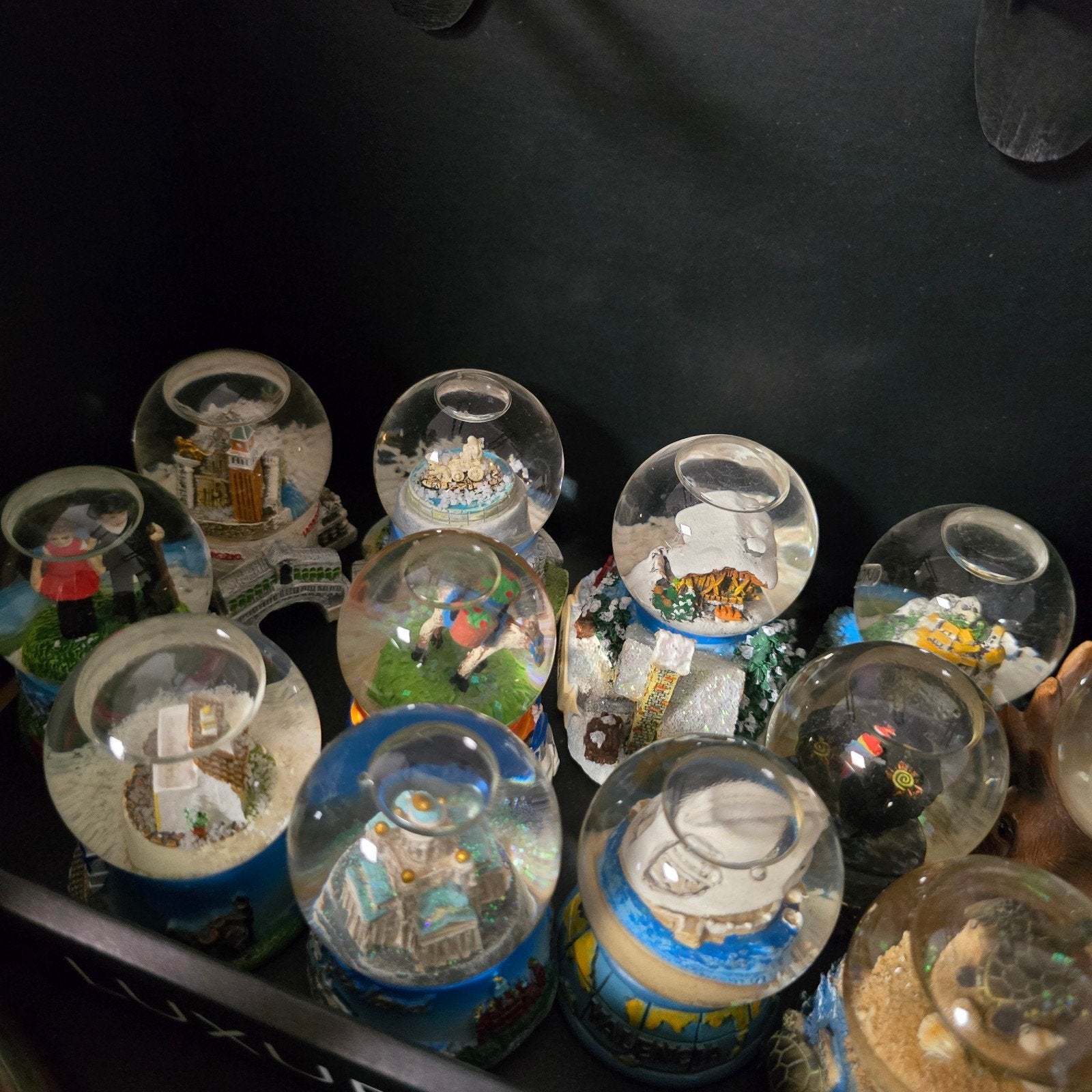Grote verzameling snow globes(meer dan 30) - Landen & Steden, Ophalen, Gebruikt