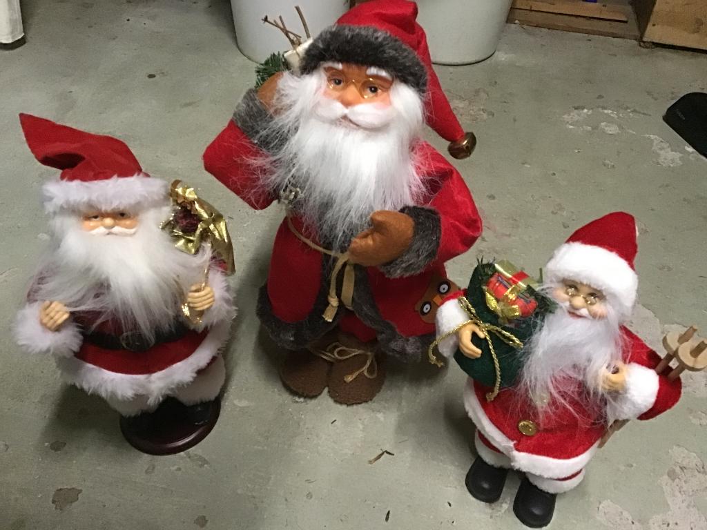 Kerstman, 3 verschillende modellen, Ophalen of Verzenden, Zo goed als nieuw