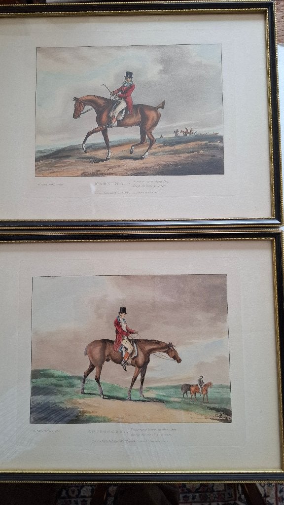 Ruiters H Alken Morning en Afternoon, Ophalen of Verzenden, Gravure
