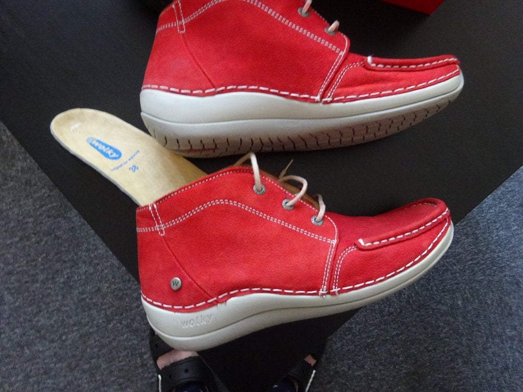 Leuke halfhoge Wolky schoenen maat 38, Wolky, Schoenen met lage hakken, Ophalen of Verzenden, Zo goed als nieuw