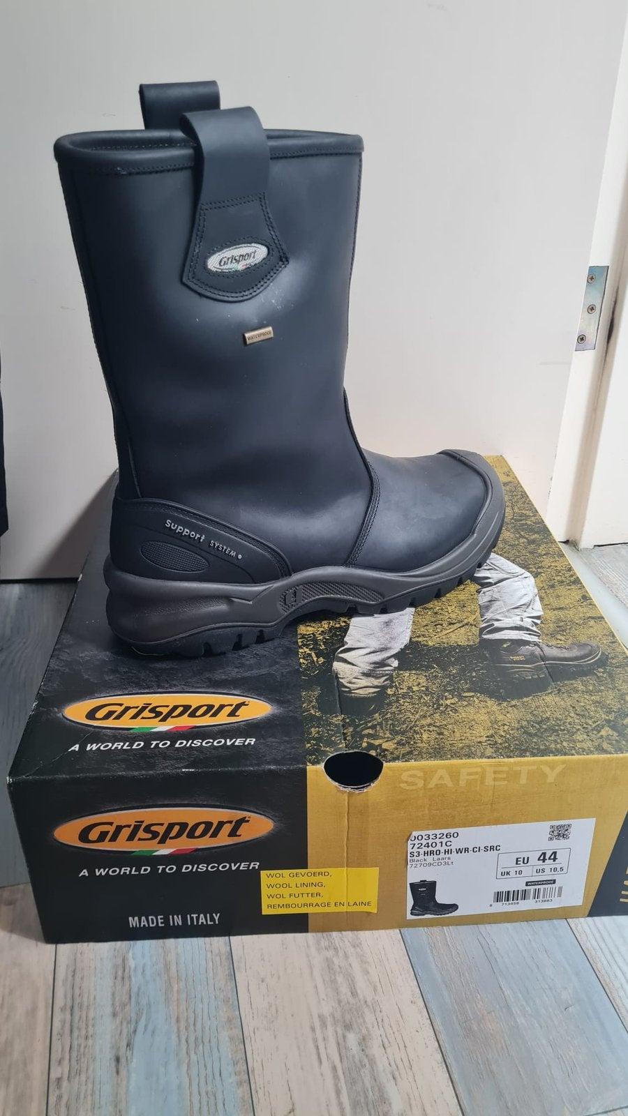 Werklaarzen bouw Grisport maat 44 nieuw, Ophalen of Verzenden, Nieuw