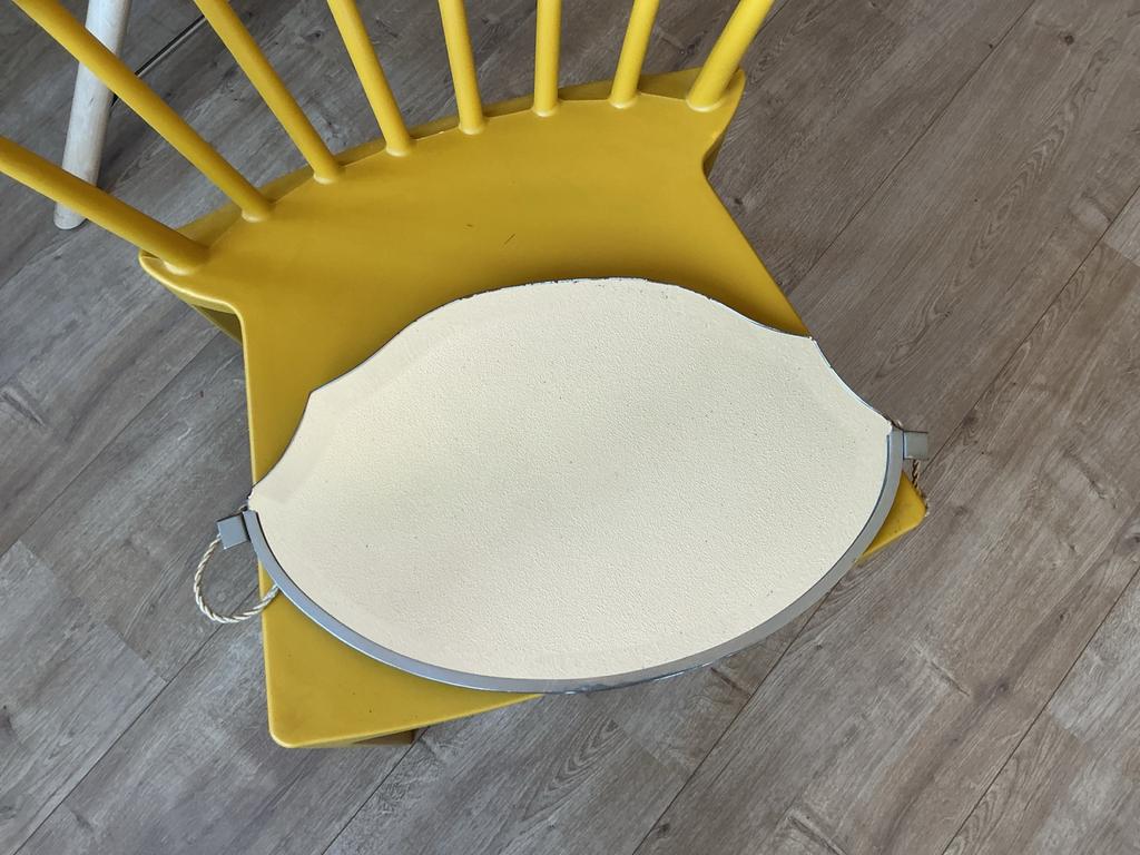 Decoratieve spiegel met touwophanging, Huis en Inrichting, Woonaccessoires | Spiegels, Minder dan 50 cm, Gebruikt, Ophalen of Verzenden
