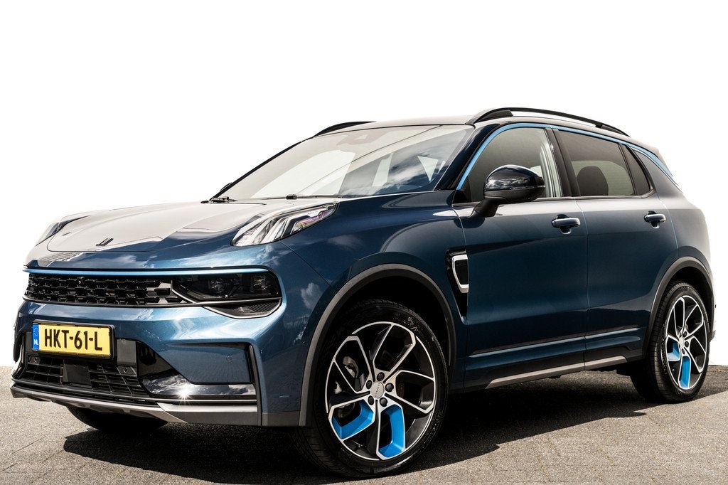 Lynk & Co 01 1.5 Plug-in Hybrid 262 Pk I Zwarte hemel I Pano, Auto's, Lynk & Co, Stof, Met garantie (alle), Blauw, Bedrijf