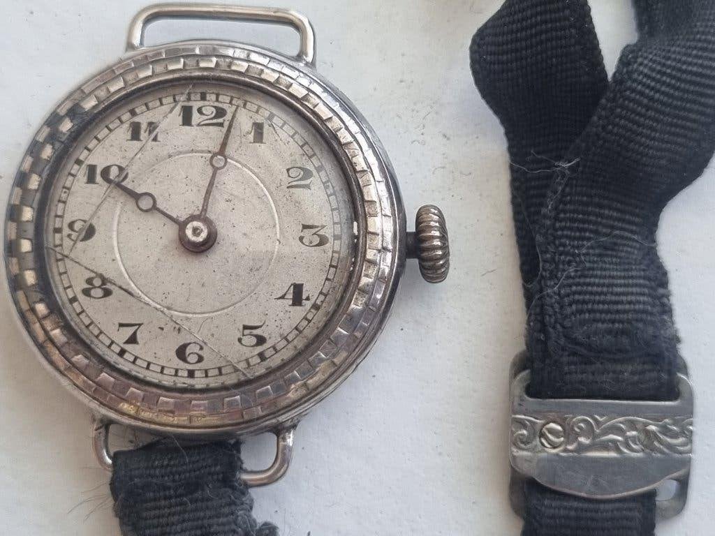 antiek zilveren dames horloge, Ophalen of Verzenden, Zilver, Overige merken